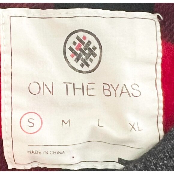 PLAID Warm Long Sleeve On The Byas Shirt Oversized Unisex sz(S) - Picture 6 of 7